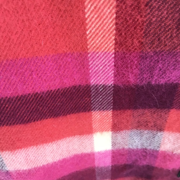 Coach Leatherware plaid soft winter scarf - Picture 4 of 8